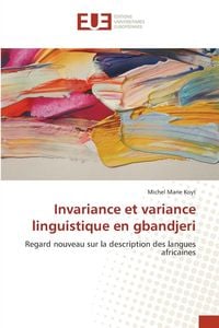 Produktbild: Invariance et variance linguistique en gbandjeri