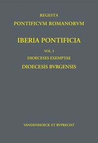 Produktbild: Iberia Pontificia. Vol. I: Dioeceses exemptae