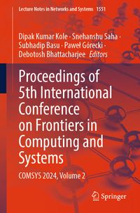 Produktbild: Proceedings of 5th International Conference on Frontiers in Computing and Systems