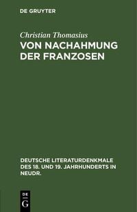 Produktbild: Von Nachahmung der Franzosen