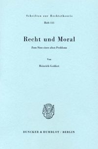 Produktbild: Recht und Moral.