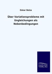 Produktbild: &Uuml;ber Variationsprobleme mit Ungleichungen als Nebenbedingungen