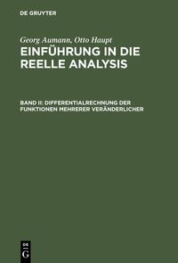 Produktbild: Differentialrechnung der Funktionen mehrerer Ver&auml;nderlicher