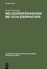 Produktbild: Religionsp&auml;dagogik bei Schleiermacher