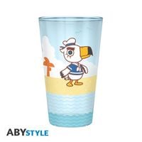 Produktbild: ANIMAL CROSSING - Large Glass - 400ml - "Beach Characters" - box