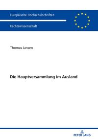 Produktbild: Die Hauptversammlung im Ausland