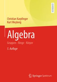 Bild vom Artikel Algebra vom Autor Christian Karpfinger