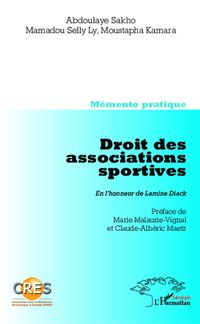 Produktbild: Droit des associations sportives. En l'honneur de Lamine Diack