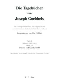 Produktbild: Oktober - Dezember 1944