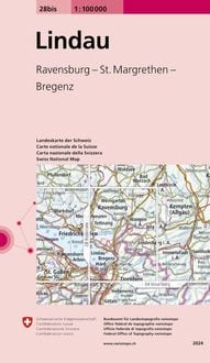 Produktbild: Swisstopo 1 : 100 000 Lindau