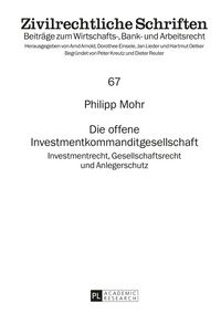 Produktbild: Die offene Investmentkommanditgesellschaft