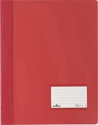 Bild vom Artikel Durable DURALUX 268003 Schnellhefter Rot DIN A4+ Beschriftungsfenster (90 x 57 mm), Einreißschutz, Innentasche (Rückseite) vom Autor 