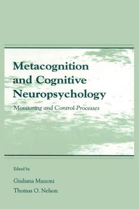 Produktbild: Metacognition and Cognitive Neuropsychology