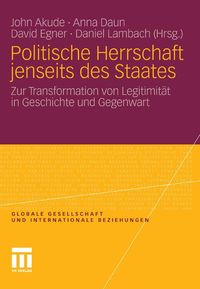 Produktbild: Politische Herrschaft jenseits des Staates
