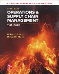 Produktbild: Jacobs, F: Operations and Supply Chain Management: The Core