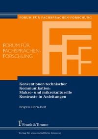 Produktbild: Konventionen technischer Kommunikation: Makro- und mikrokulturelle Kontraste in Anleitungen