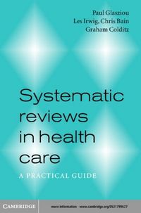 Produktbild: Systematic Reviews in Health Care