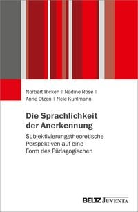 Produktbild: Die Sprachlichkeit der Anerkennung