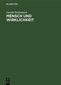 Produktbild: Mensch und Wirklichkeit