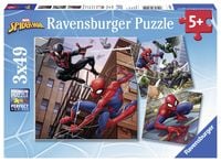 Bild vom Artikel Ravensburger Kinderpuzzle 08025 - Spider-Man beschützt die Stadt - 3x49 Teile Spider-Man Puzzle für Kinder ab 5 Jahren vom Autor 