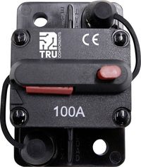 Produktbild: TRU COMPONENTS TC-13596600 Sicherungsautomat 100A Schwarz 1St.
