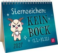 Produktbild: Mini-Kalender 2027: Sternzeichen Keinbock (1.1. -31.12.)