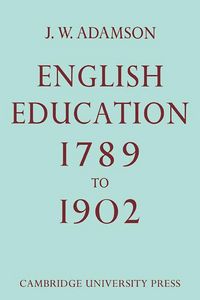 Produktbild: English Education,1789-1902