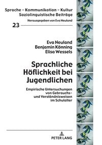 Produktbild: Sprachliche H&ouml;flichkeit bei Jugendlichen
