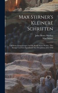 Produktbild: Max Stirner's Kleinere Schriften