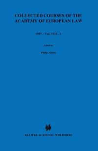 Produktbild: Collected Courses of the Academy of European Law 1997 vol. VIII - 1