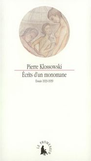 Produktbild: Ecrits d'un monomane