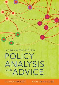 Produktbild: Adding Value to Policy Analysis and Advice
