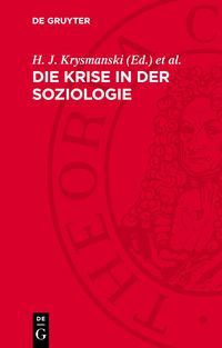 Produktbild: Die Krise in der Soziologie