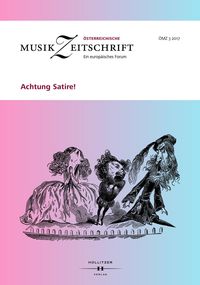 Bild vom Artikel Achtung Satire! vom Autor Europäische Musikforschungsvereinigung Wien