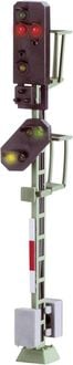 Produktbild: Viessmann Modelltechnik 4016A H0 Lichtsignal mit Vorsignal Ausfahrsignal Bausatz DB