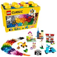 LEGO Classic 10698 Große Bausteine-Box, Spielzeugaufbewahrung, Bausteine
