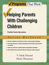 Produktbild: Helping Parents with Challenging Children Positive Family Intervention Parent Workbook