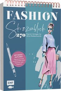 Bild vom Artikel Fashion Skizzenblock – 270 Figuren-Vorlagen für deine Modeentwürfe vom Autor 