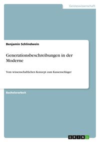 Produktbild: Generationsbeschreibungen in der Moderne