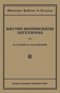 Produktbild: Bau und Bodensch&auml;tze Osteuropas