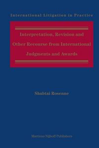 Produktbild: Interpretation, Revision and Other Recourse from International Judgments and Awards