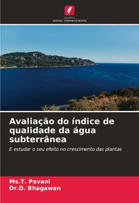 Produktbild: Avalia&ccedil;&atilde;o do &iacute;ndice de qualidade da &aacute;gua subterr&acirc;nea