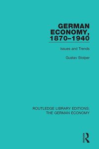 Produktbild: German Economy, 1870-1940