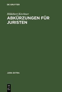 Produktbild: Abk&uuml;rzungen f&uuml;r Juristen