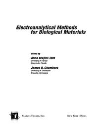 Produktbild: Electroanalytical Methods Of Biological Materials