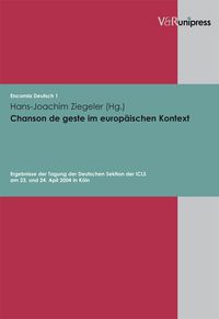 Produktbild: Chanson de geste im europ&auml;ischen Kontext