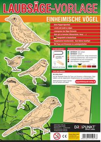 Produktbild: Laubs&auml;gevorlage Einheimische V&ouml;gel