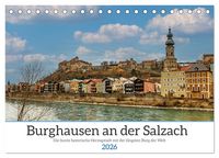 Produktbild: Burghausen an der Salzach (Tischkalender 2026 DIN A5 quer), CALVENDO Monatskalender