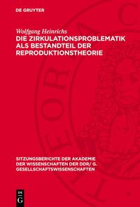 Produktbild: Die Zirkulationsproblematik als Bestandteil der Reproduktionstheorie