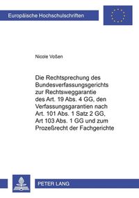 'Voßen, N: Rechtsprechung Des Bundesverfassungsgerichts Zur R' Von ...